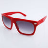 Cassius Eyewear sunglasses - CORBU Rouge Frame - Grey Gradient Lens